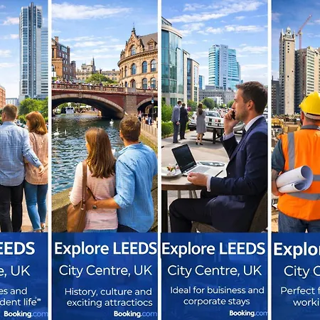 Prime Leeds- Spacious Cinema Апартаменти